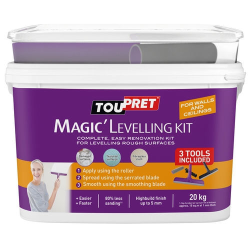 Dekorputz - MAGIC'LEVELLING KIT - TOUPRET - Glätt / für den Innenraum / für Wand