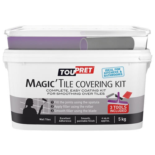 Glättputz - MAGIC'TILE - TOUPRET - wasserdicht / Spachtel / für Badezimmer