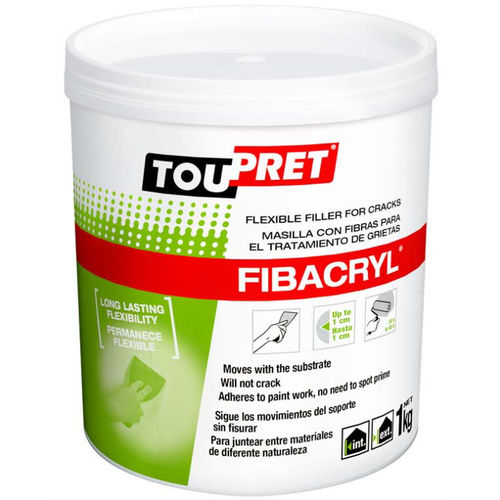 Elastische Dichtungsmasse - FIBACRYL®  - TOUPRET - auf Acrylharzbasis / Mineralbasis / für Beton