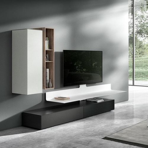Modernes Fernsehmöbel - AIR - Spectral Audio Möbel GmbH - lowboard / Modul / mit integrierter Beleuchtung