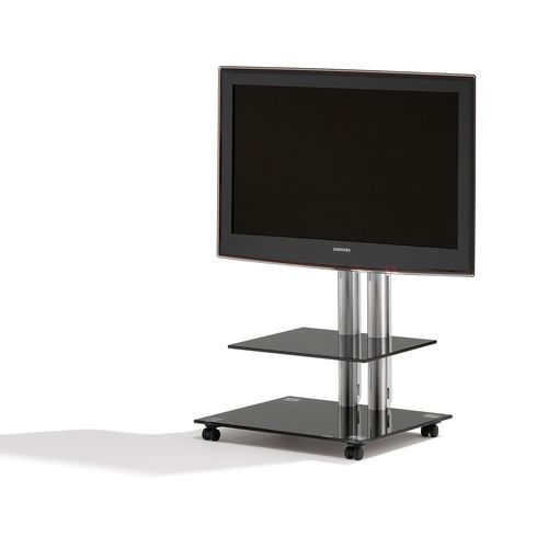 Moderner TV-Ständer - PANEL - Spectral Audio Möbel GmbH - mit Regal / Glas / Aluminium
