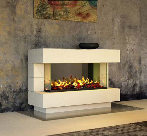 Elektrokamin - LONDON - muenkel design - modern / offene Feuerstelle