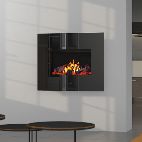 Elektrokamin - NOBLE FLAME APOLLO - muenkel design - wandmontiert / Einseitig / offene Feuerstelle