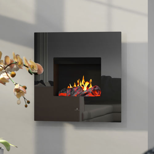 Elektrokamin - NOBLE FLAME ORION - muenkel design - wandmontiert / Einseitig / offene Feuerstelle