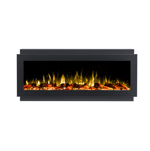 Elektrokamin - NOBLE FLAME DALLAS - muenkel design - wandmontiert / Einseitig / geschlossene Feuerstelle