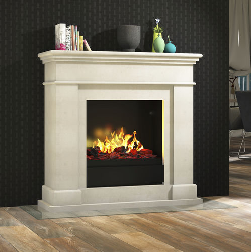 Elektrokamin - ROMA CLASSICO - muenkel design - freistehend / Einseitig / offene Feuerstelle