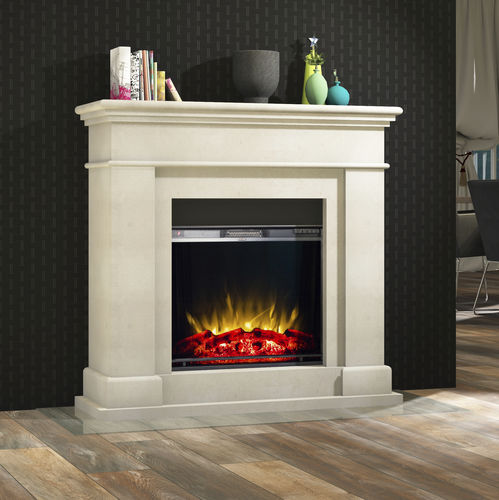 Elektrokamin - ROMA CLASSICO - muenkel design - freistehend / Einseitig / geschlossene Feuerstelle
