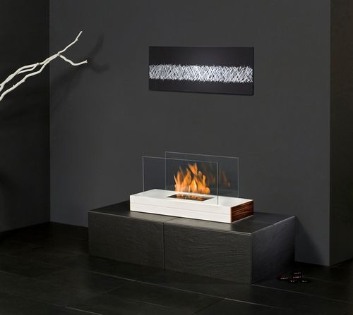 Rechteckige Bioethanol-Brennkammer - PLAIN FIRE  - muenkel design