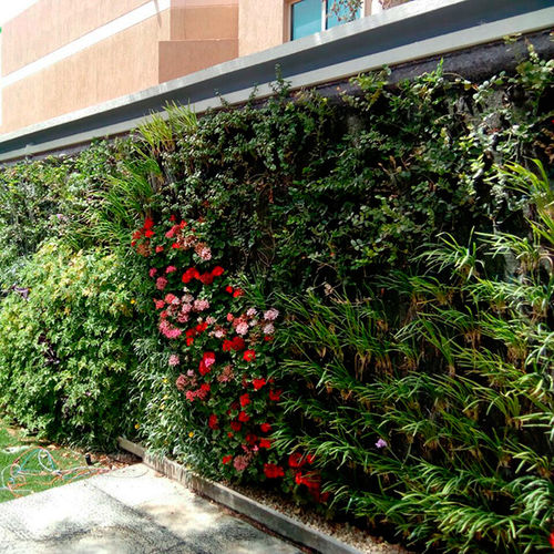 Wandbegrünung / lebende Pflanzen - KSA - PRIVATE RESIDENCE - Paisajismo Urbano - modulare Platte / natürlich / Blumen