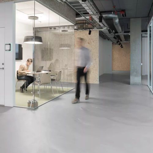 Polyurethan-Bodenbelag - COMFORTFLOOR® MARBLE FX - Sika France SAS - für den Innenraum / für Wohnbereich / für Empfangsbereich