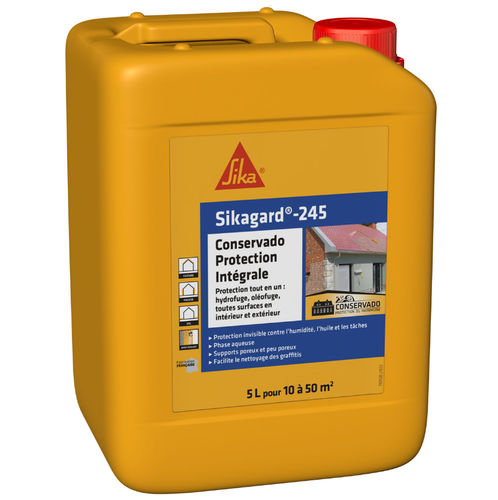 Flüssige Schutzbearbeitung - Sikagard®-245 - Sika France SAS - wasserabweisend / für den Außenbereich / Innenbereich