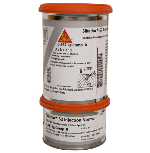 Dichtungs-Harzinjektion - Sikadur®-52 - Sika France SAS - für Mauerrisse / Riss