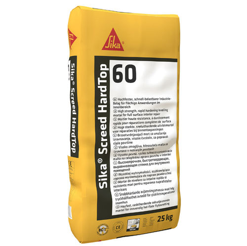 Mörtel für Estrich - SikaScreed® HardTop - Sika France SAS - Reparatur / für selbstnivelierenden Estrich / für Zement