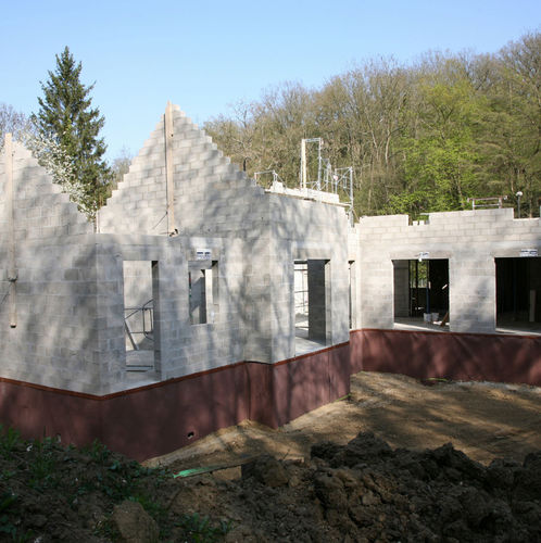Drainage-Folie / Bossenwerk - Sika France SAS - HDPE / Schutz / Fundament