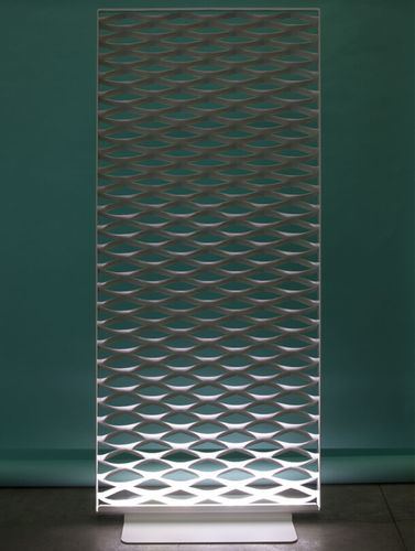 Aluminium-Schirmwand - Mistral  - Matière Grise - für den Innenraum