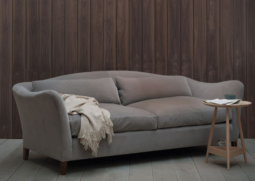 Klassisches Sofa - MOREAU  - PINCH - Stoff / braun / Zweisitzer