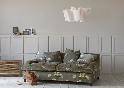 Klassisches Sofa - CLAUDE - PINCH - Stoff / mehrfarbig / Zweisitzer