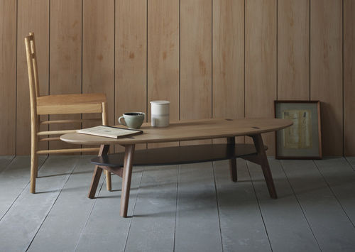 Klassischer Couchtisch - CLEMENT - PINCH - Holz / oval / für Privatgebrauch