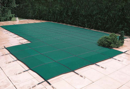 Ösen-Poolabdeckung - MESH SAFE - Walter Piscine - Sicherheit / Überwinterung / abnehmbar