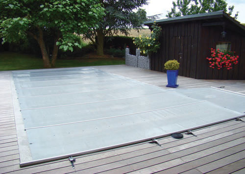 Stab-Poolabdeckung - STARLIGHT - Walter Piscine - Sicherheit / dauerhaft / PVC