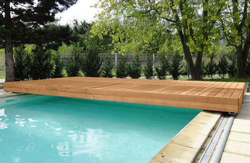 Schwimmbeckenabdeckung mobile Terrasse / Sicherheit - WaluDeck - Walter Piscine