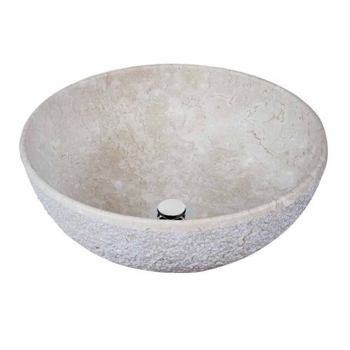 Aufsatzwaschbecken - VANUA BEIGE - Alteret Cerámicas - Naturstein / kreisförmig / modern