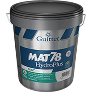 Dekorfarbe - MAT 78 HYDROPLUS - GUITTET - Endbearbeitung / für den Innenraum / für Wand