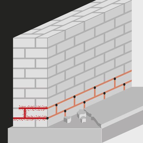 Harzinjektion - WEBAC® 2130 - Webac - für zur Mauerwerkswiederherstellung