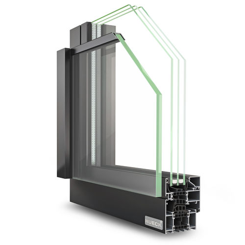 Aluminium-Fensterprofil - LAMBDA FB 042 - Hueck System GmbH & Co. KG - wärmeisoliert
