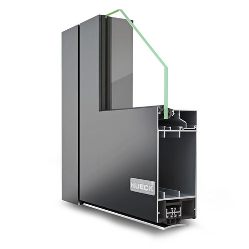 Aluminium-Türprofil - LAVA 65-S - Hueck System GmbH & Co. KG - Rauchschutz