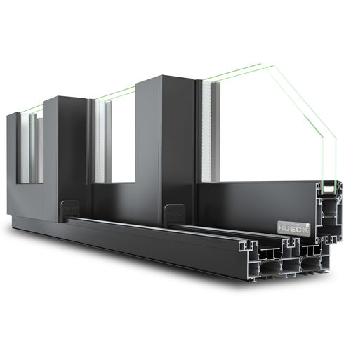 Schiebetürsystem - VOLATO SLS 075 - Hueck System GmbH & Co. KG - Glastüren