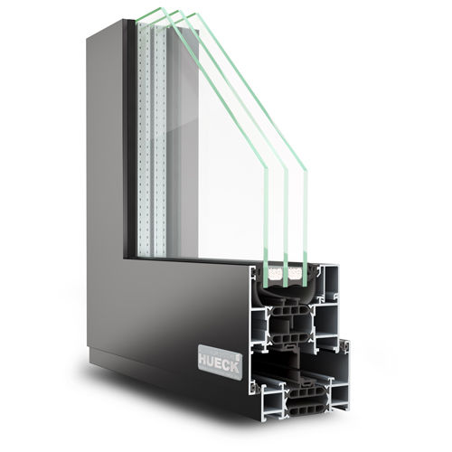 Aluminium-Fensterprofil - LAMBDA WS 075 OU - Hueck System GmbH & Co. KG - wärmeisoliert / windfest / wasserdicht