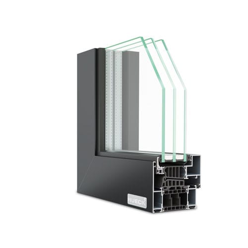 Aluminium-Fensterprofil - LAMBDA WS 090 IS - Hueck System GmbH & Co. KG - Akustik / wärmeisoliert / einbruchsicher