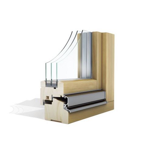 Holzfenster - NATURE OPTIMO - M SORA - Aluminium / Flügel / Schiebe-Kipp