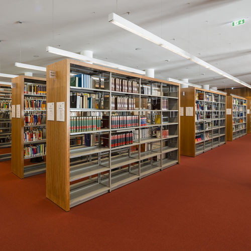 Modernes Regal - ARTHEK - Zambelli GmbH & Co. KG - Holz / Metall / für Gewerbegebrauch