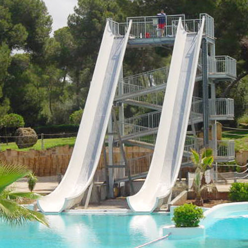 Gerade Rutsche - AQUA SHUTTLE - Van Egdom - für Aquapark / Mehrfach / Hochgeschwindigkeit