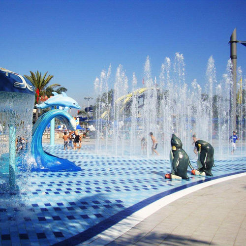 Park-Springbrunnen - SPRAY PARKS - Van Egdom - für Aquapark / für den Innenraum / Stein