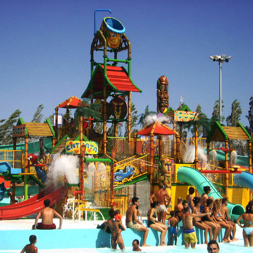 Spielplatzgerät für Aquapark - Van Egdom - Kunststoff / modular
