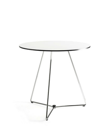 Moderner Tisch - HIGHWAY - mitab - Laminat / rund / klappbar