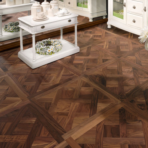 Mehrschichtparkett - VERSAILLES - Coswick Hardwood - amerikanischer Nussbaum / geölt / verklebt