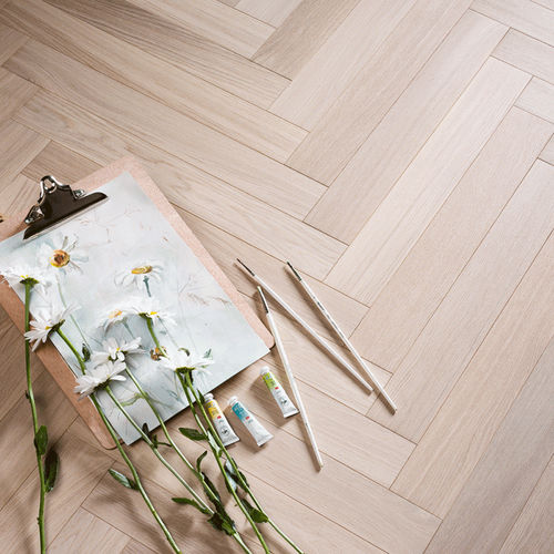 Mehrschichtparkett - AQUA WHITE - Coswick Hardwood - Eiche / matt / verklebt