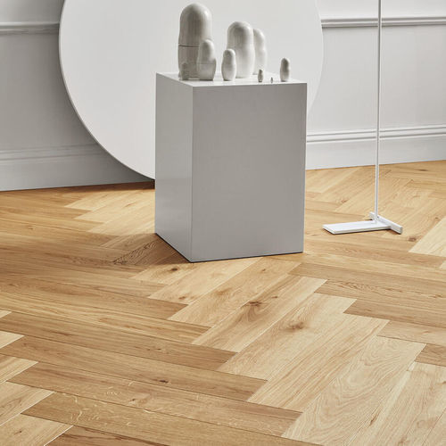 Mehrschichtparkett - SEGNO  - DESSO OFFICE - Herringbone / geölt / gebürstet