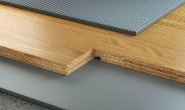 Elastische Trittschalldämmung / Paneel - UNIVERSAL - SALAG - extrudiertes Polystyrol / für Parkett / isolierend