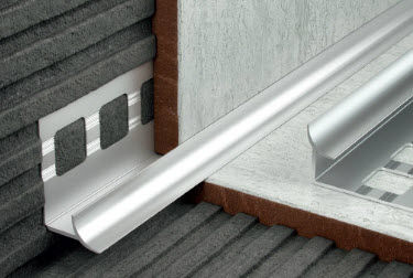 Messing-Abschlussprofil - A039xx - SALAG - Aluminium / für Fliesen / für Inneneckprofil