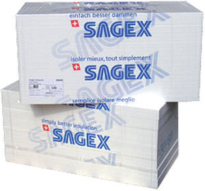 Thermoisolierung - EPS - Sager - extrudiertes Polystyrol / steife Platten / ohne Dampfsperre