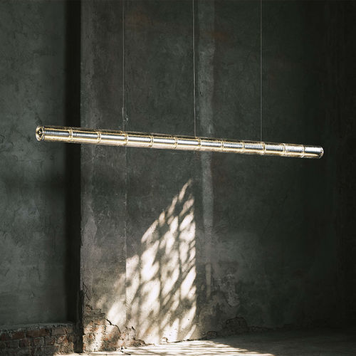 Hängelampe - LUCE ORIZZONTALE S1 - FLOS - extrudiertes Aluminium / Glas / modern