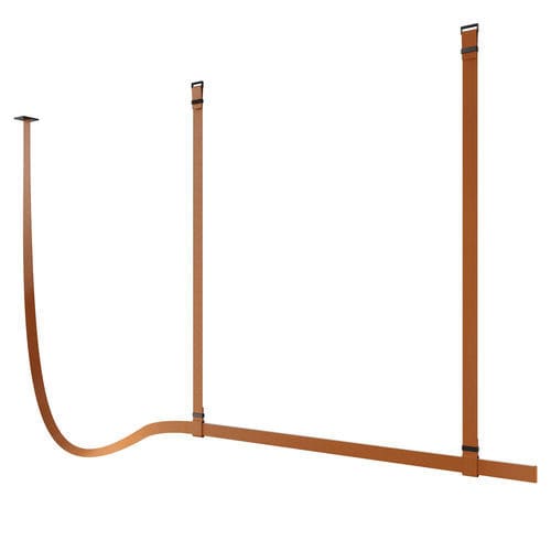 Hängelampe - Casambi  - FLOS - Kupfer / Stoff / modern