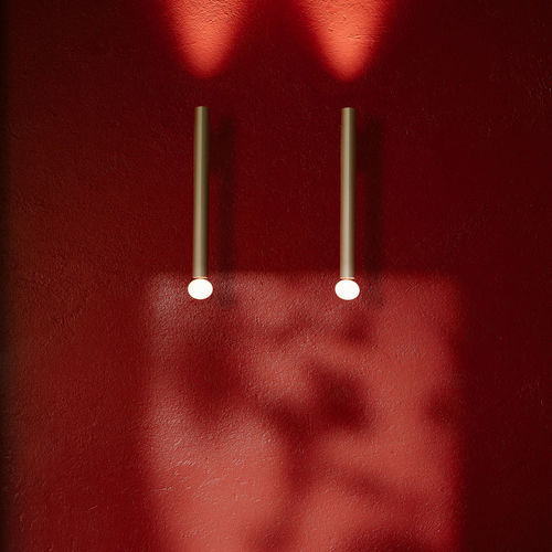 Moderne Wandleuchte - FLAUTA - FLOS - für Außenbereich / Aluminium / zylinderförmig