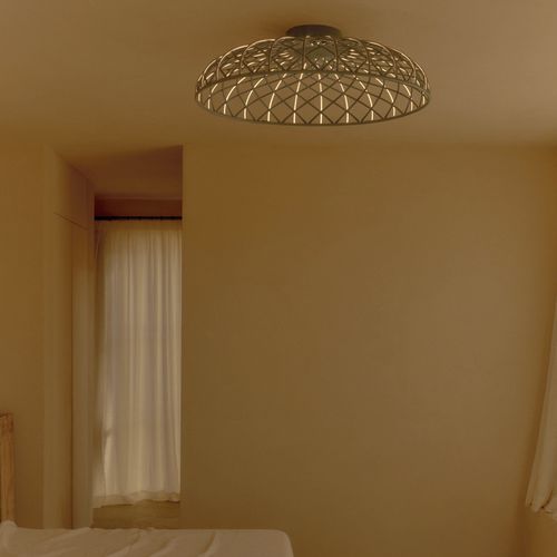 Moderne Deckenleuchte - SKYNEST C - FLOS - rund / Polyester / Stoff