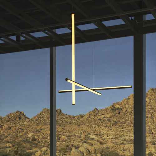 Hängelampe - COORDINATES SUSPENSION - FLOS - extrudiertes Aluminium / Silikon / modern